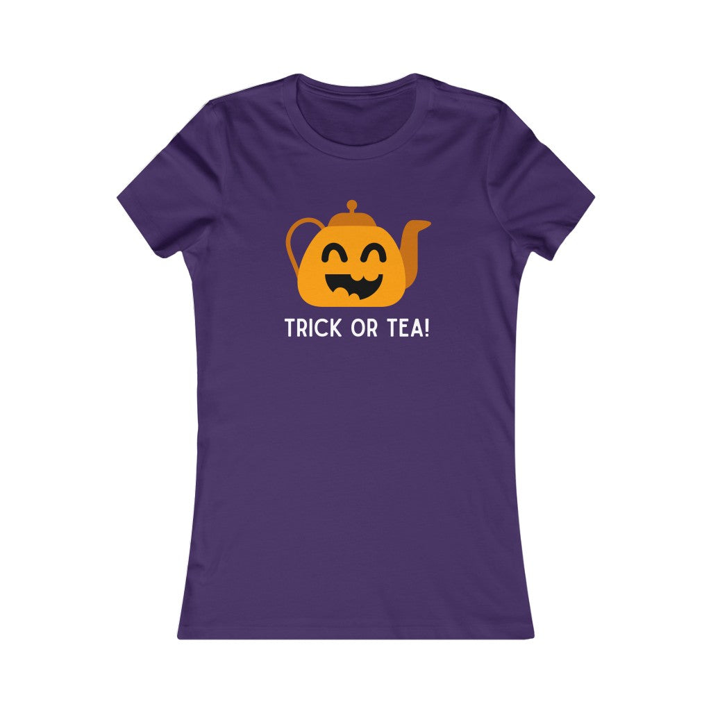 Trick or Tea Fitted Tea Shirt