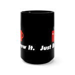 Load image into Gallery viewer, Just Brew It 15oz Mug in Black
