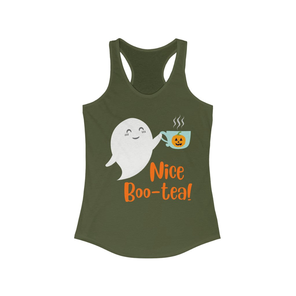 Nice Boo-Tea Racerback Tank