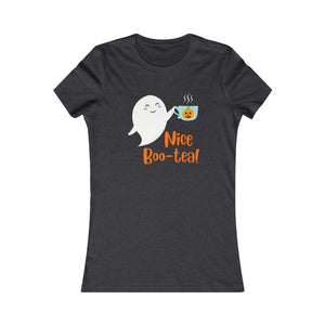 Nice Boo-Tea Fitted Tea Shirt