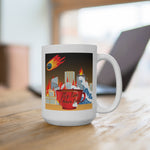 Load image into Gallery viewer, It&#39;s Fine 15 oz Mug in White
