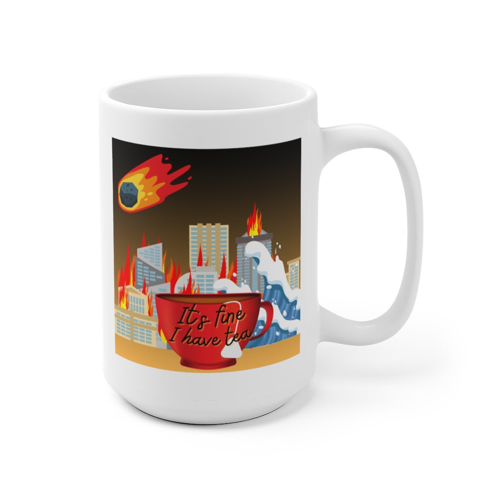 It's Fine 15 oz Mug in White