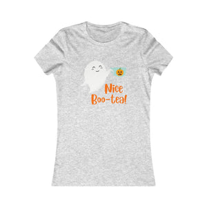 Nice Boo-Tea Fitted Tea Shirt