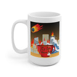 Load image into Gallery viewer, It&#39;s Fine 15 oz Mug in White
