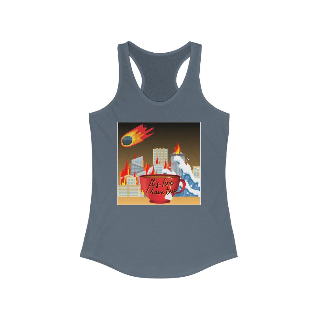 It's Fine Racerback Tank