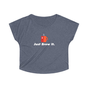 Just Brew It Loose Fit Tea Shirt