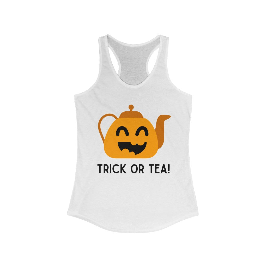 Trick or Tea Racerback Tank