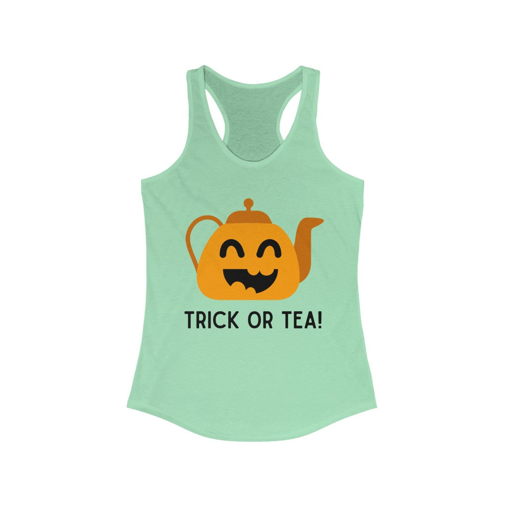 Trick or Tea Racerback Tank