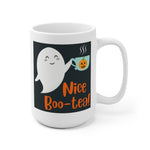 Load image into Gallery viewer, Nice Boo-Tea 15 oz Mug in White
