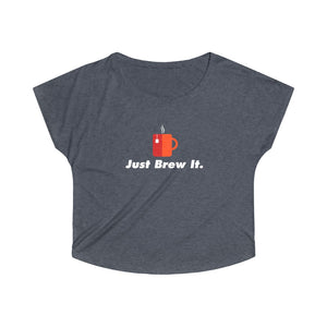 Just Brew It Loose Fit Tea Shirt