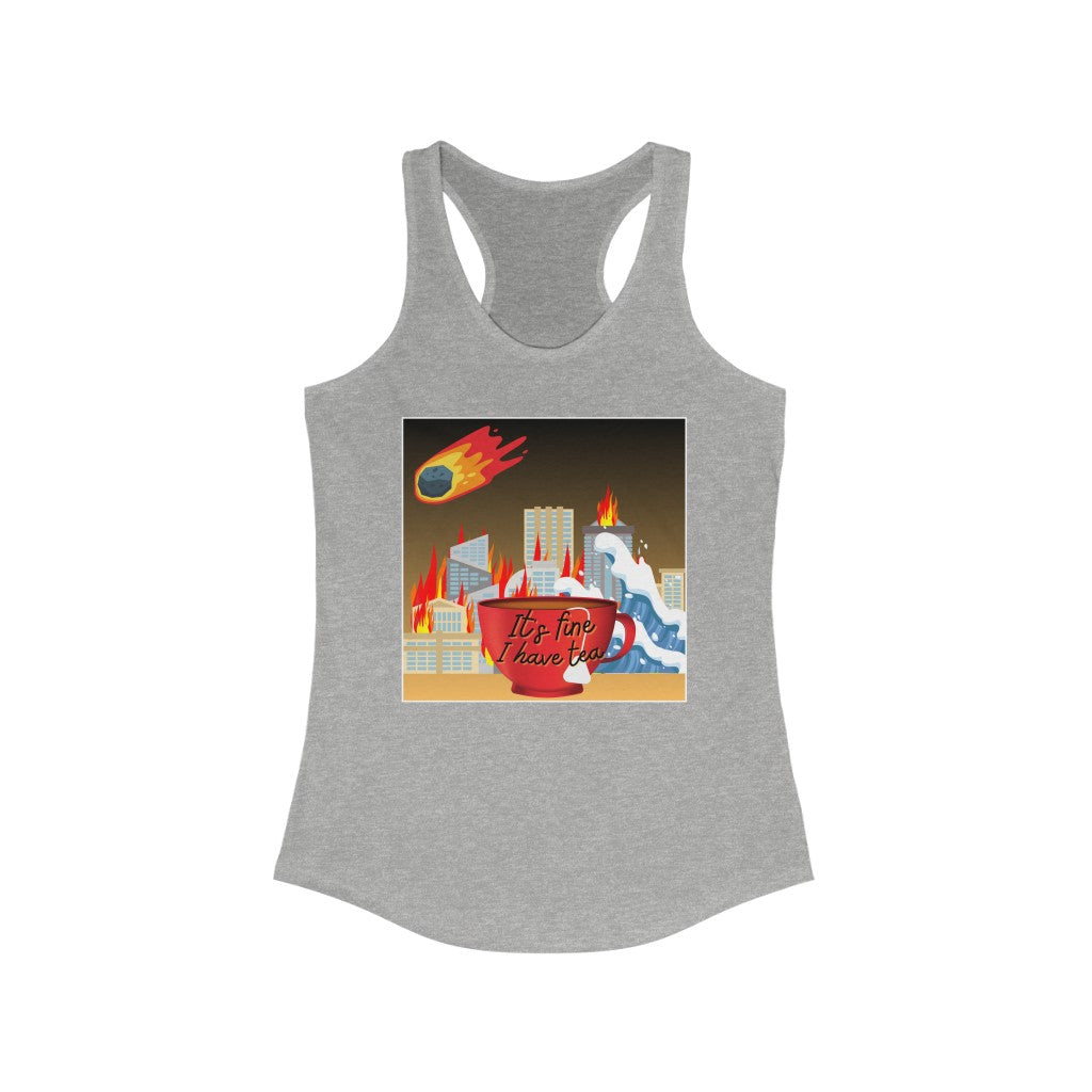 It's Fine Racerback Tank