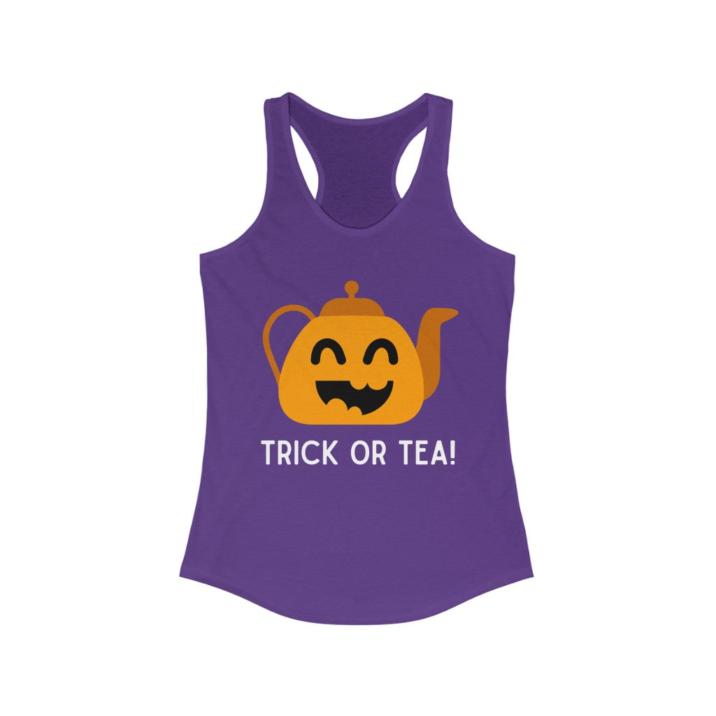 Trick or Tea Racerback Tank