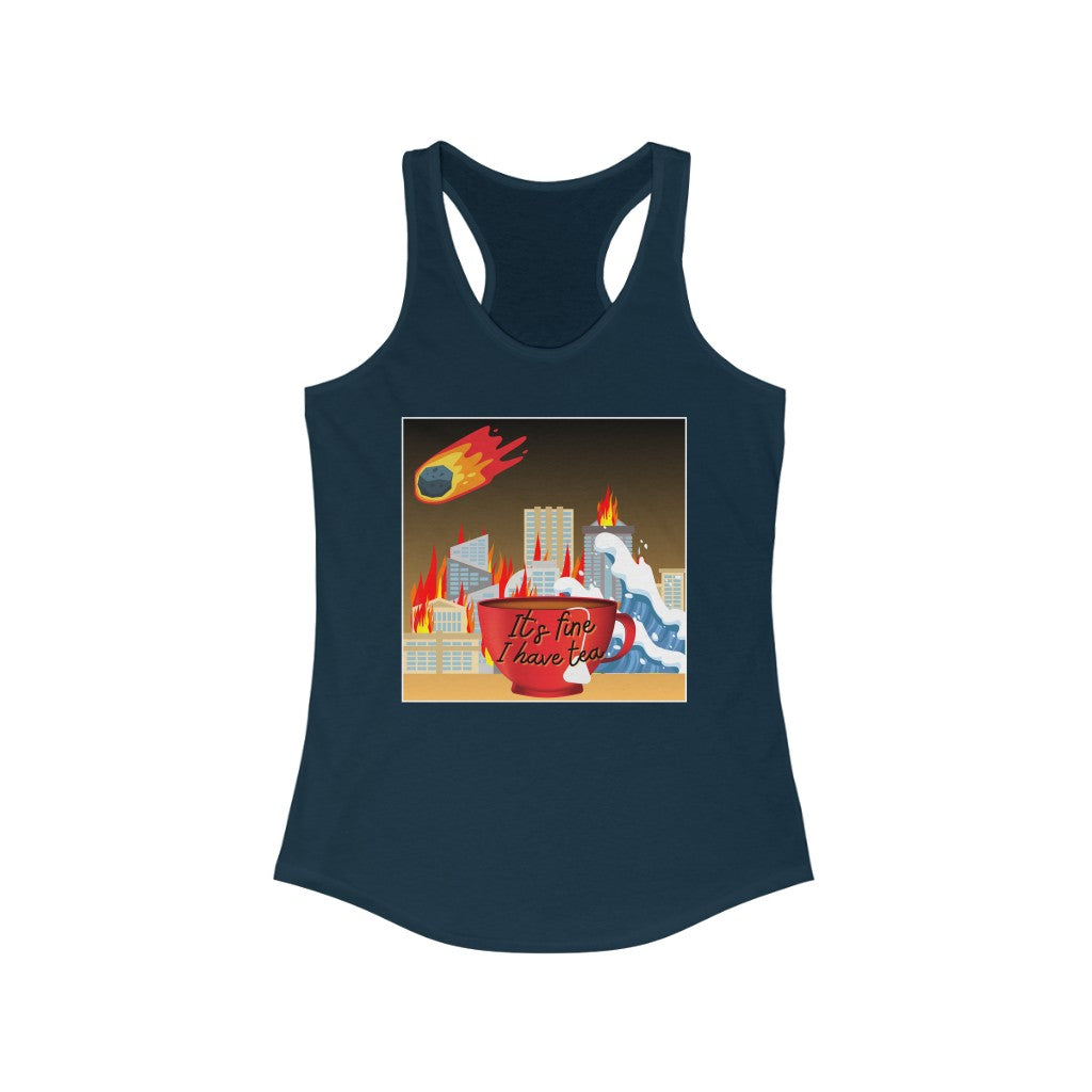 It's Fine Racerback Tank