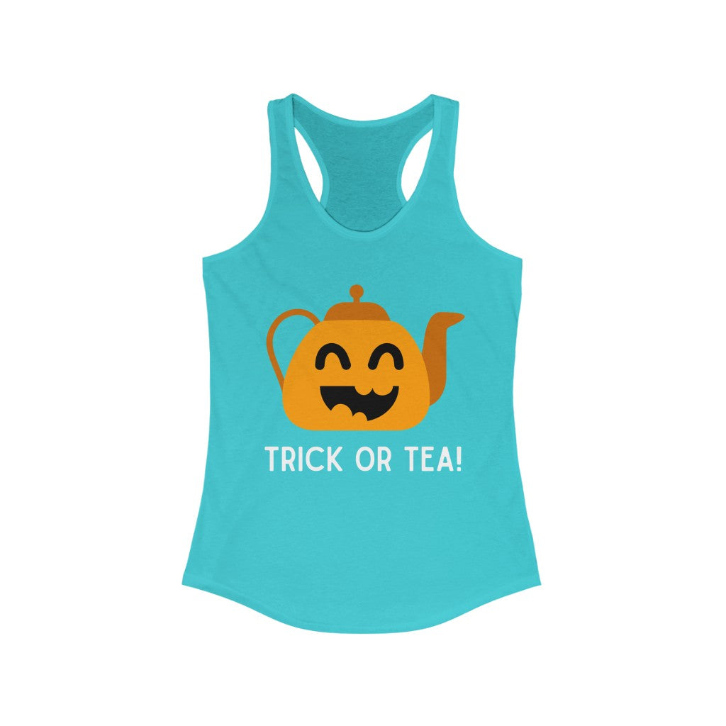 Trick or Tea Racerback Tank