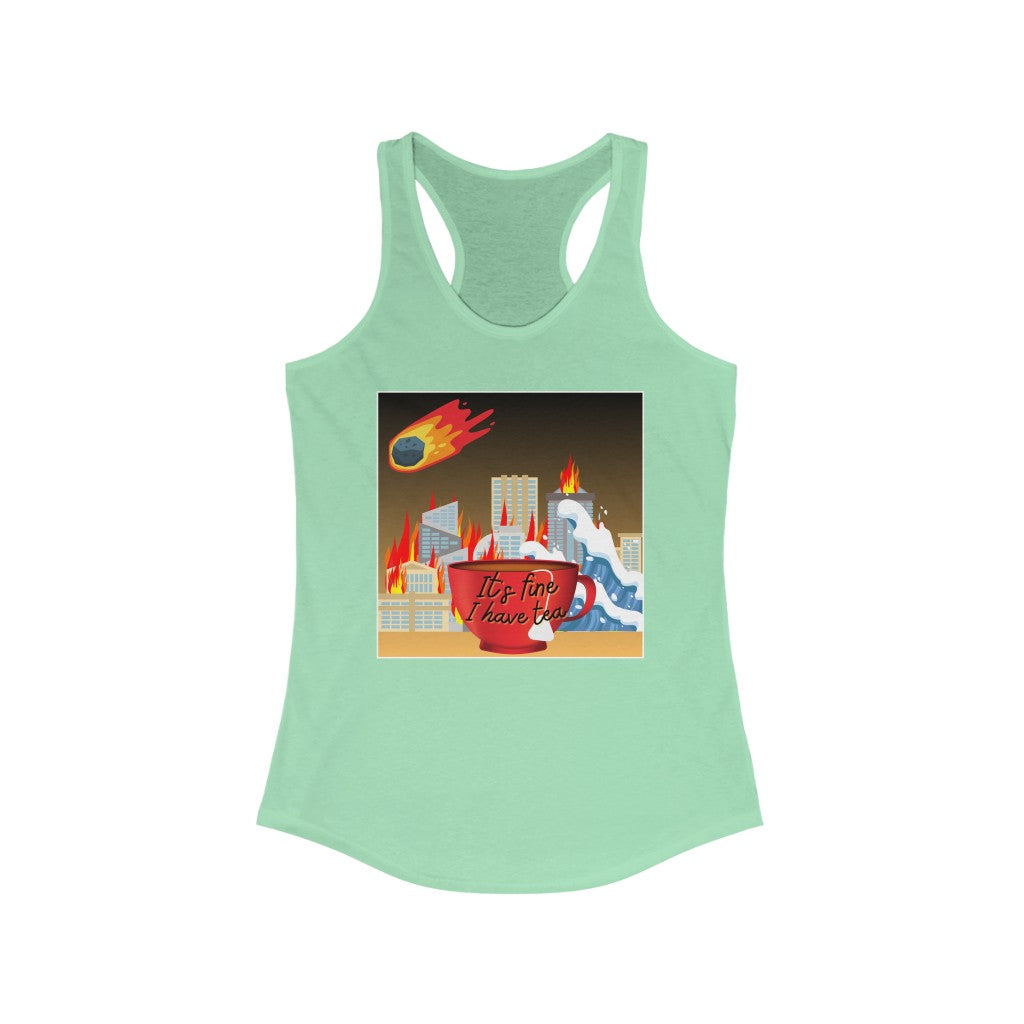 It's Fine Racerback Tank